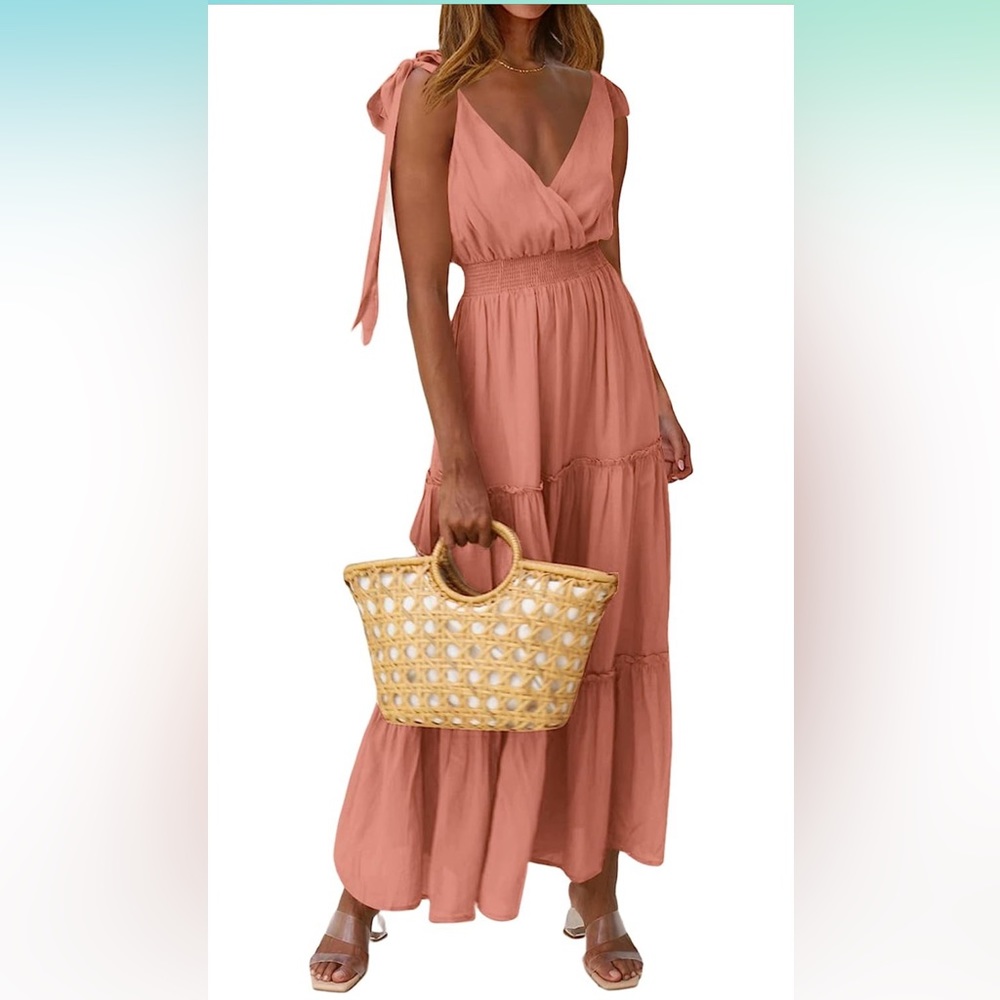 Women’s Nude Pink Maxi Sundress